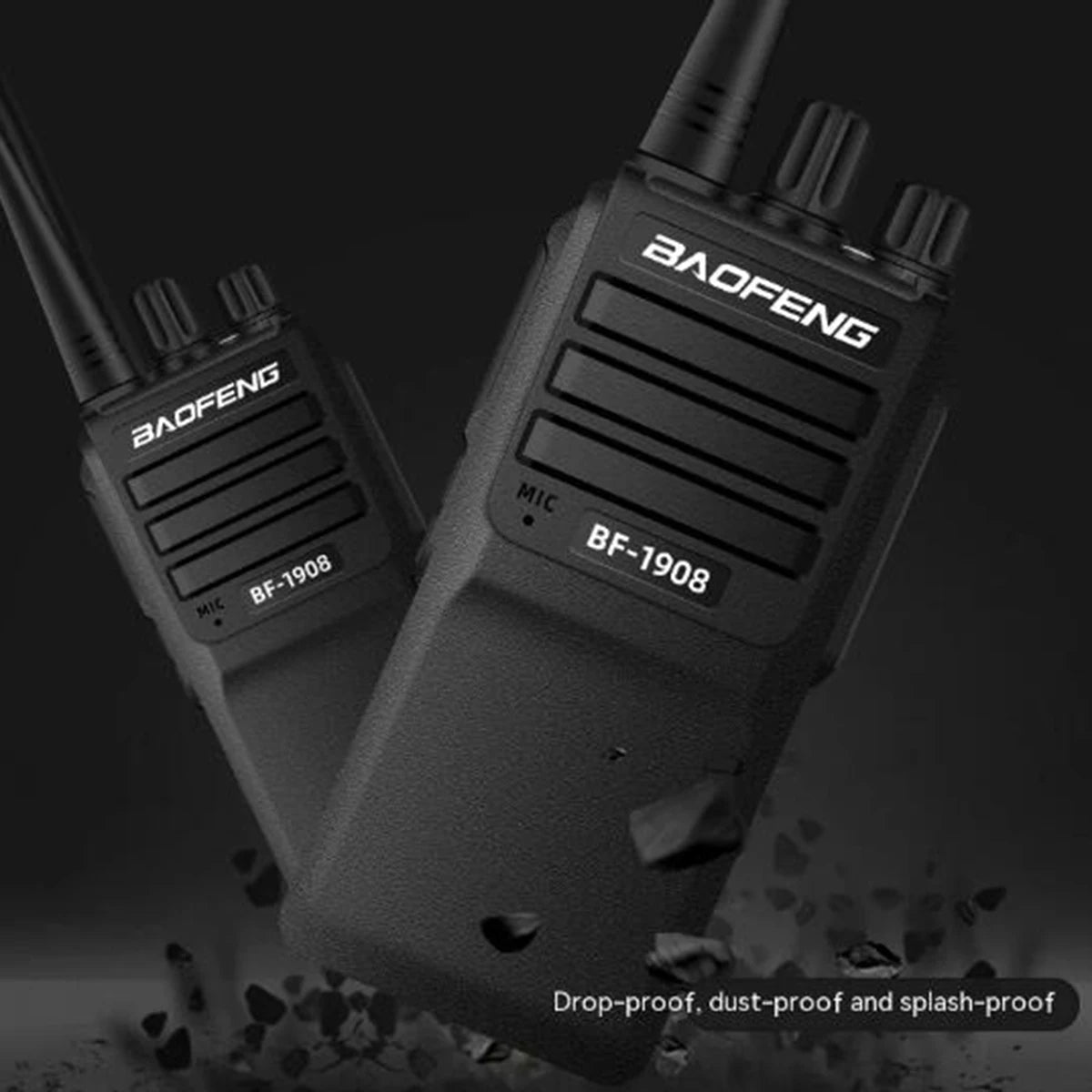 Duo Radio Baofeng BF-1908 2 a 15km alcance
